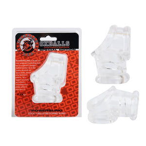 Oxballs - POWERSLING Cocksling & Ball Stretcher - Soft FLEXtpr Testicle Stretcher - Bulge Enhancer & Cock Ring for Men - Stretch