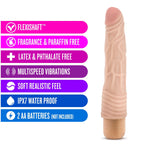 Blush Dr Skin Vibe 2 - Feels Real Realistic 9 Inch Long Vibrating Dildo - 1.5 In. Width - Ipx7 Waterproof - Soft Body Safe - Mul