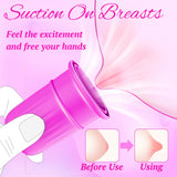 BDSM Nipple Sex Toys, Women Sex Toy Beginner Nipple Sucker Set, Silicone Pair of Nipple Stimulation Adult Toys for Women, Mini N