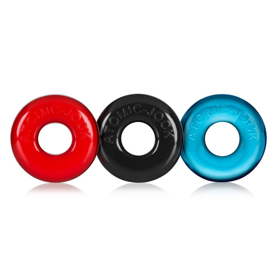 Oxballs Ringer, 3Pk Do-Nut-1 Small Multi