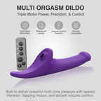 Strap-On-Me Multi Orgasm Dildo Medium Pu