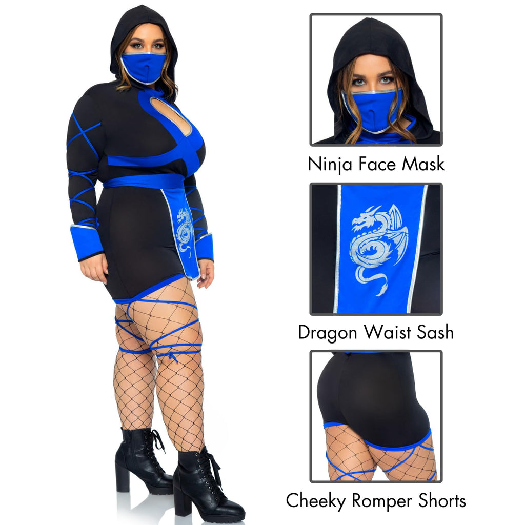 3 Pc Dragon Ninja, Includes Ho