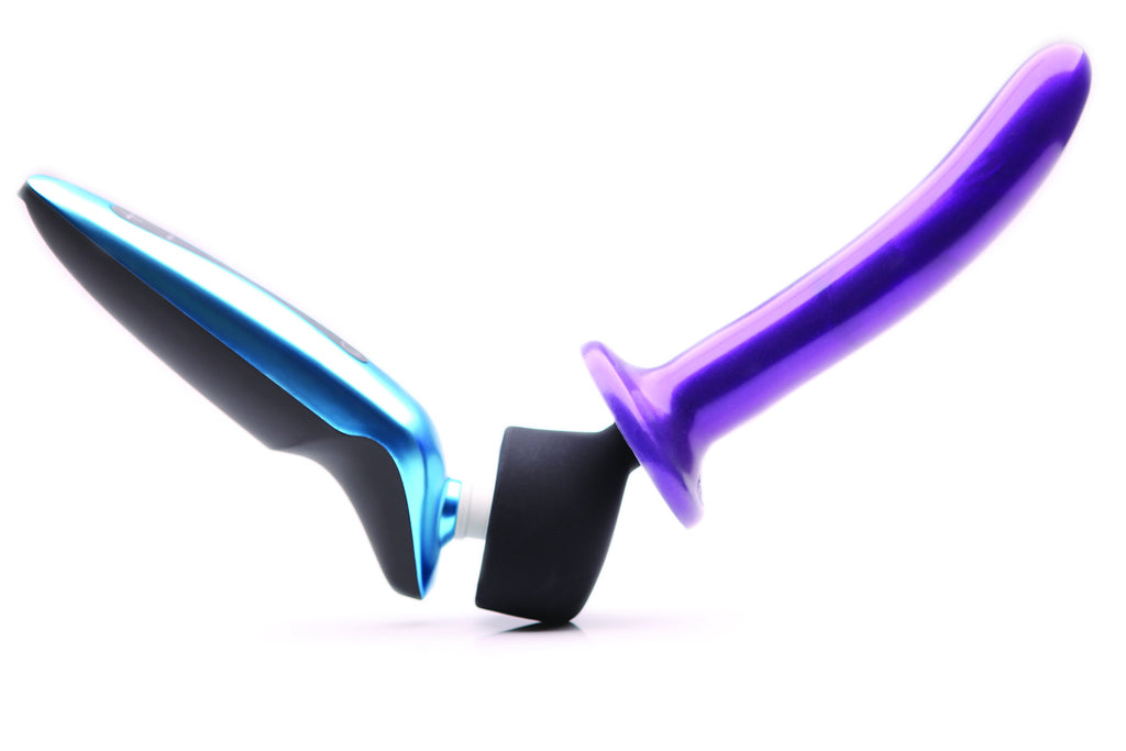 Tantus Sex/Adult Toys Rumble Convertible Head Vibrator- 100% Ultra-Premium Matte Finish Suction Cup Compatible Silicone Vibrator Removable Attachment For The Rumble Perfect For G-Spot & Prostate Stimulation