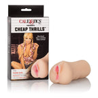 Calexotics Cheap Thrills The Farm Girl - Travel Sized Male Masturbator - Silicone Masturbation Sleeve - 4.75-Inch Adult Male Sex