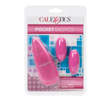 California Exotic Novelties Pocket Exotics Vibrating Double Pink Passion Bullets, Pink