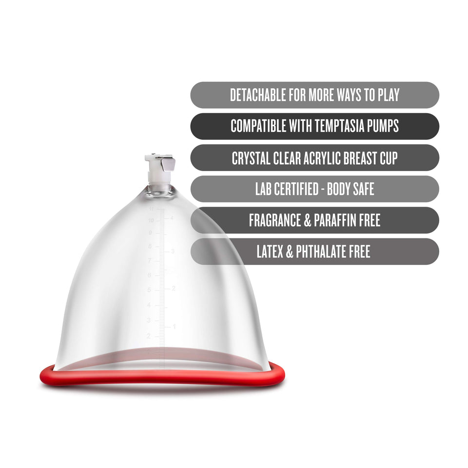 Temptasia - Breast Pump Cup - Clear