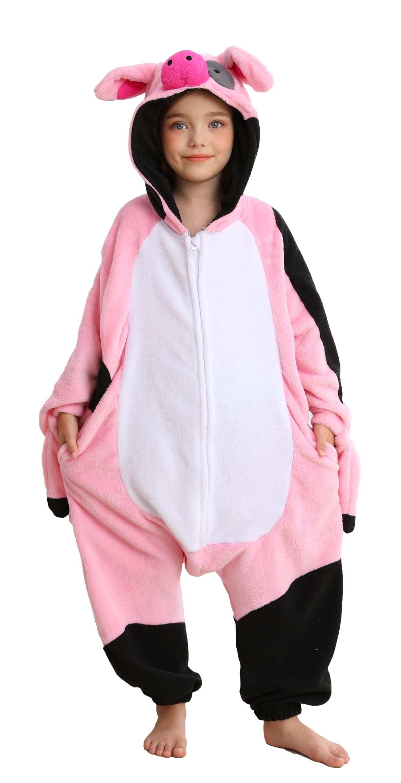 CuteOn Unisex Onesie Kids Animal Pajamas for Boys Girls Halloween Christmas Costume Cosplay Sleepwear 11-12Y