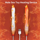 Male Masturbators Heating Rods Double Pocket Pussy Warmer Heating Sticks for Sex Doll Anal Vaginal Adult Sex Toy