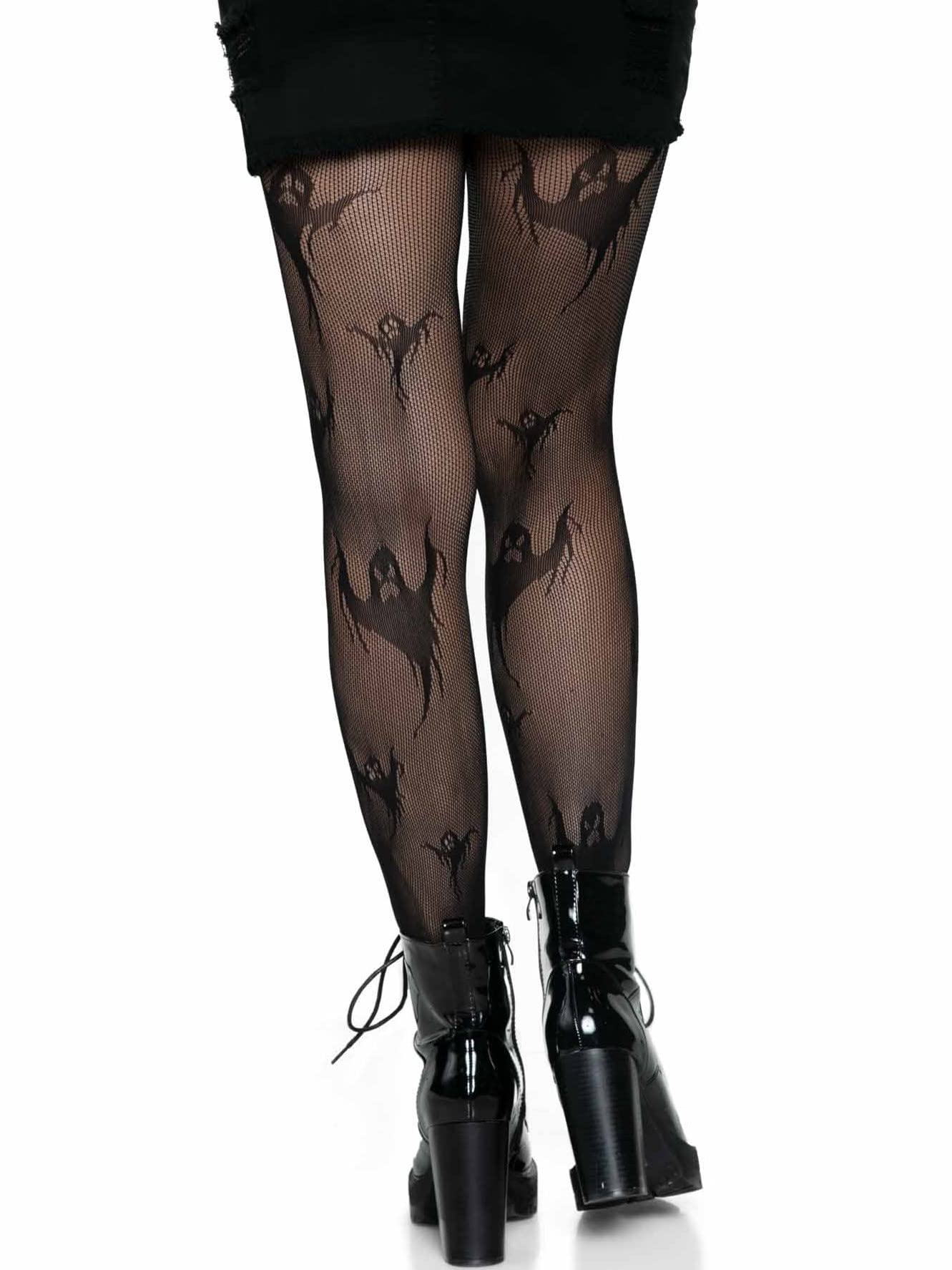 Spooky Ghost Fishnet Tights.