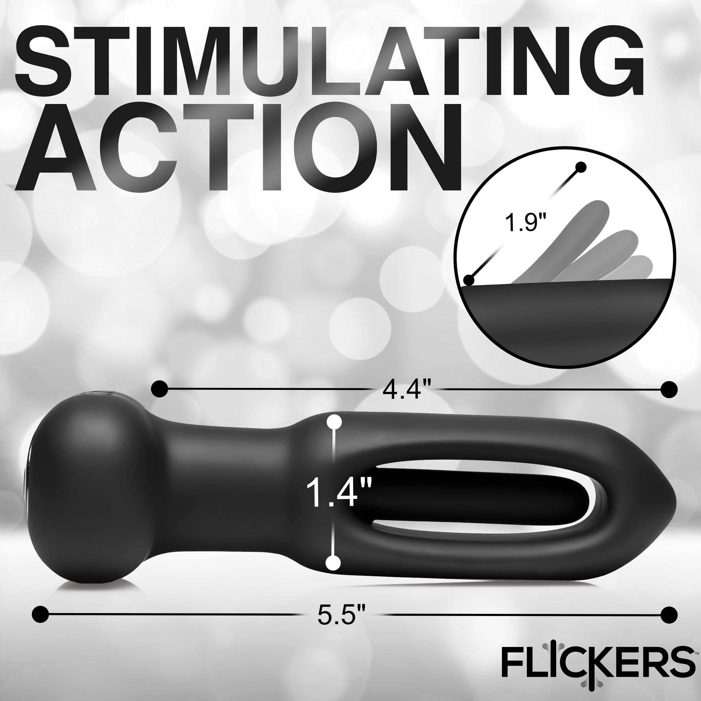 Flickers Bum Flick Flick & Vibr Plug Rc