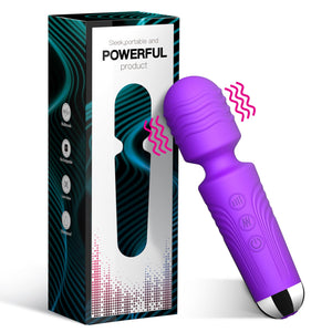 SANJIANKE Small Vibrator Wand - Sex Toys, Clit Stimulator Vibrators for Woman, Gifts for Women,20 Patterns & 8 Speeds of Pleasur