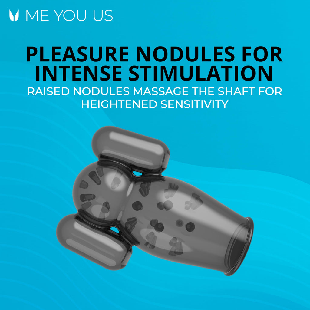 Me You Us Dual Power Vibr Masturb Sleeve