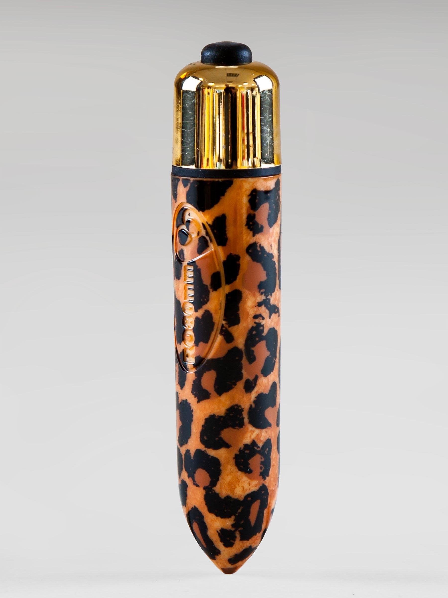 I Luv It Leopard Colored 7 Speed Ro-80Mm Bullet - Leopard Print - Standard