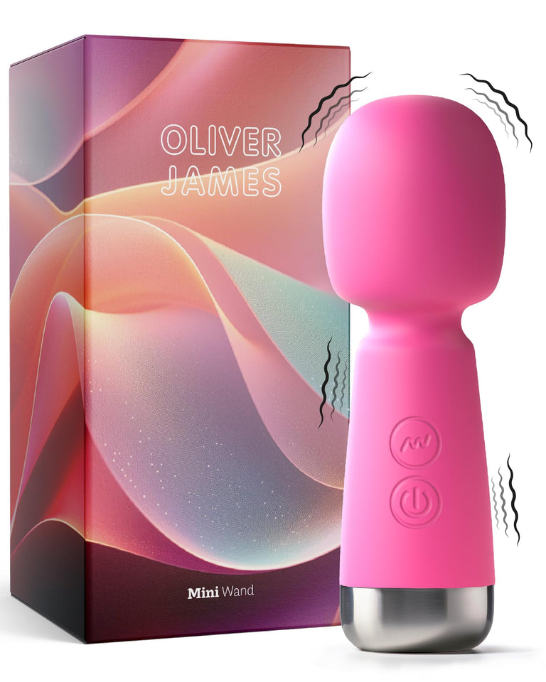 Oliver James Vibrator for Women - Mini Vibrator Wand Adult Sex Toys and Adult Toys for Women | 5 Patterns and 5 Speeds Women Sex