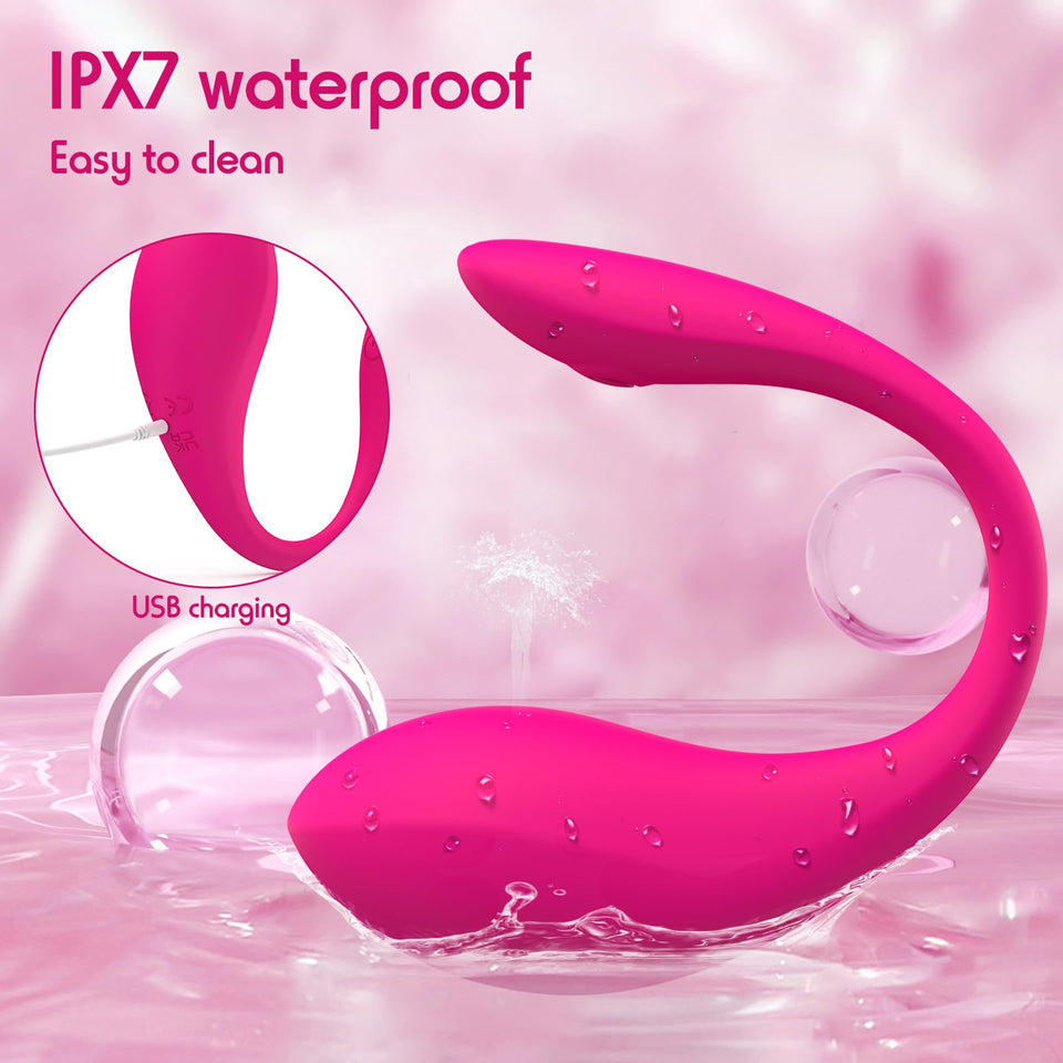 APP & Remote Control Wearable Vibrator, Women Sex Toys with 9 Vibration Modes, Female Sex Toys for Women Vibrater Soft and Quiet