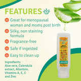 Aloe Life - Personal Gel, Intimate Moisturizer, Organic Aloe Cream, Silky & Non-Staining Formula, Perfect For Menopause, Burn Tr