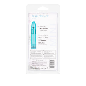 California Exotics Mini Pearlessence Multi-Speed Vibrator, Sky Blue, 4.5''