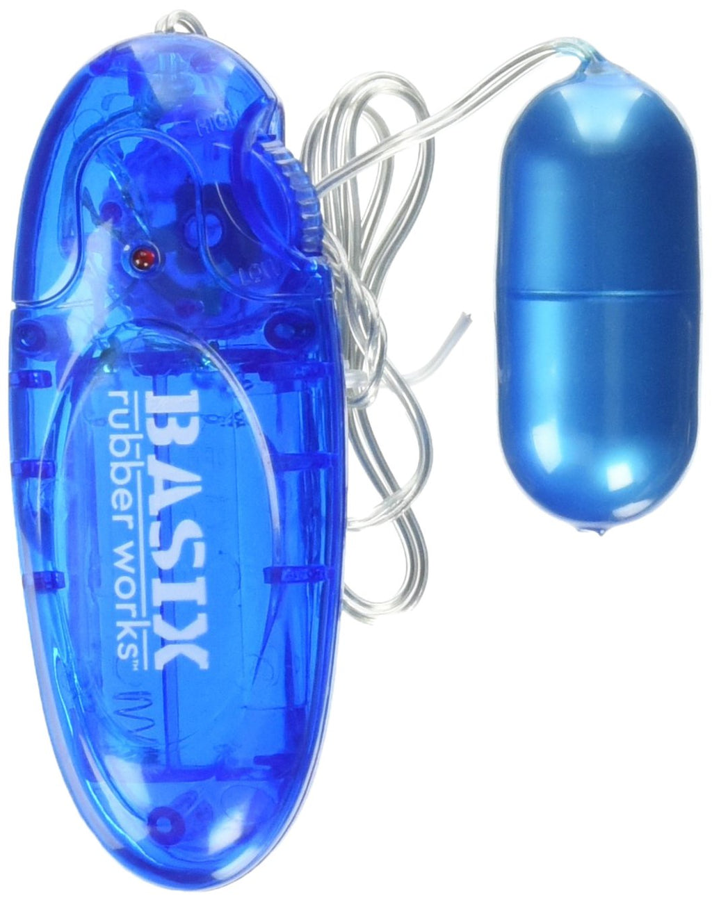 Basix Rubber Works Jelly Egg, Blue