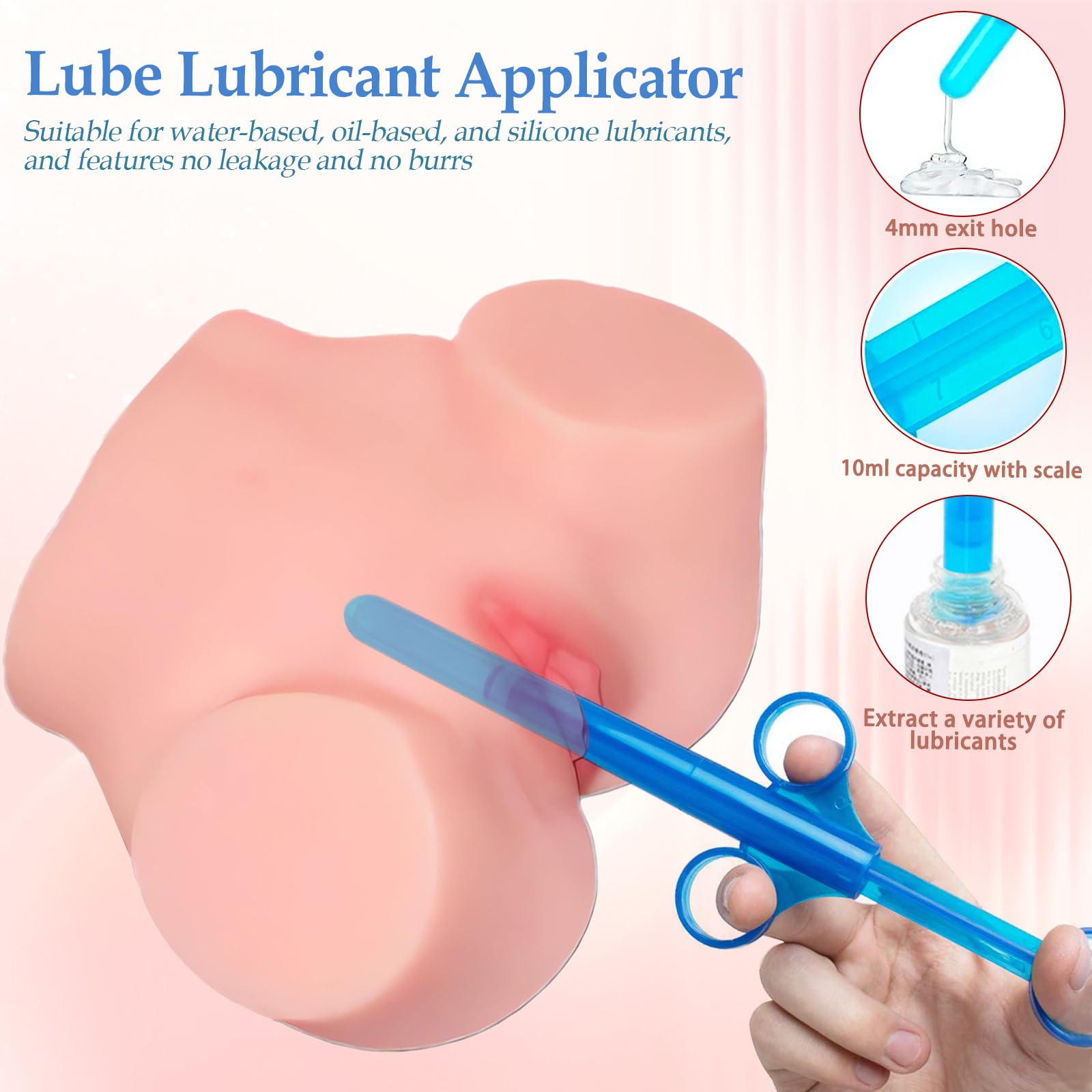 Sex Toy Cleaner Care Kits for Sex Doll Cleaning Male Masturbators, 7 Pcs Pocket Pussy Cleaner Adult Male Toy Reusable Drying Rod