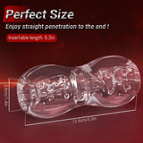 Open Ended Pocket Pussy Stroker, Male Masturbators Adult Sex Toys for Men with Vagina Textured, Portable Male Sex Toy for Mens P