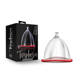 Blush Temptasia Nipple Pumping Cylinders - Set Of 2-0.75 Inch Wide - Nterchange Compatible Replacement Upgrade For All Temptasia Nipple Pumps Sex Sexual Enhancing Toy For Women - Clear