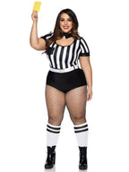 3 Pc No Rules Referee, Include - 3X-4X / Blk/White