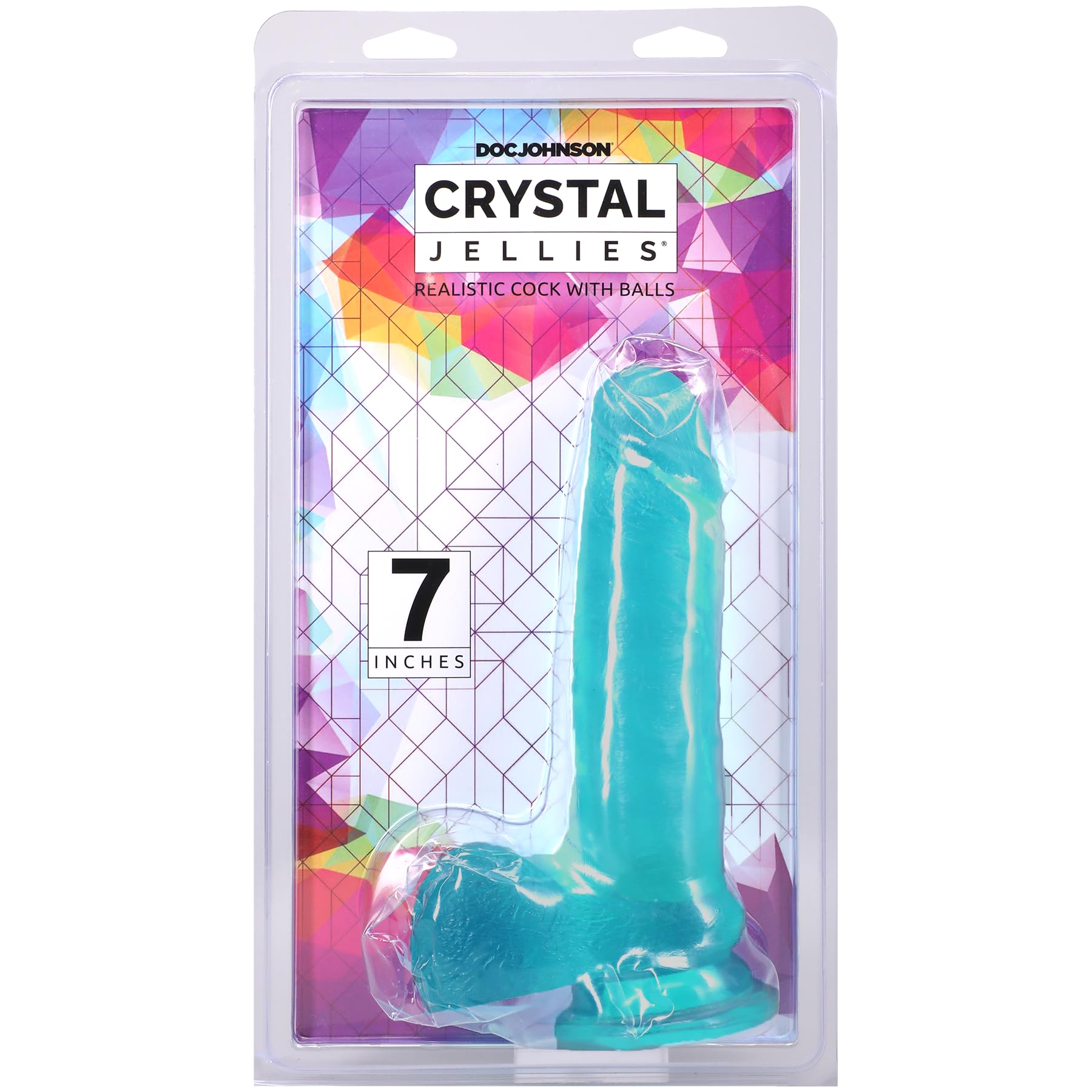 Crystal Jellies 7in RealisticCockBall Tl