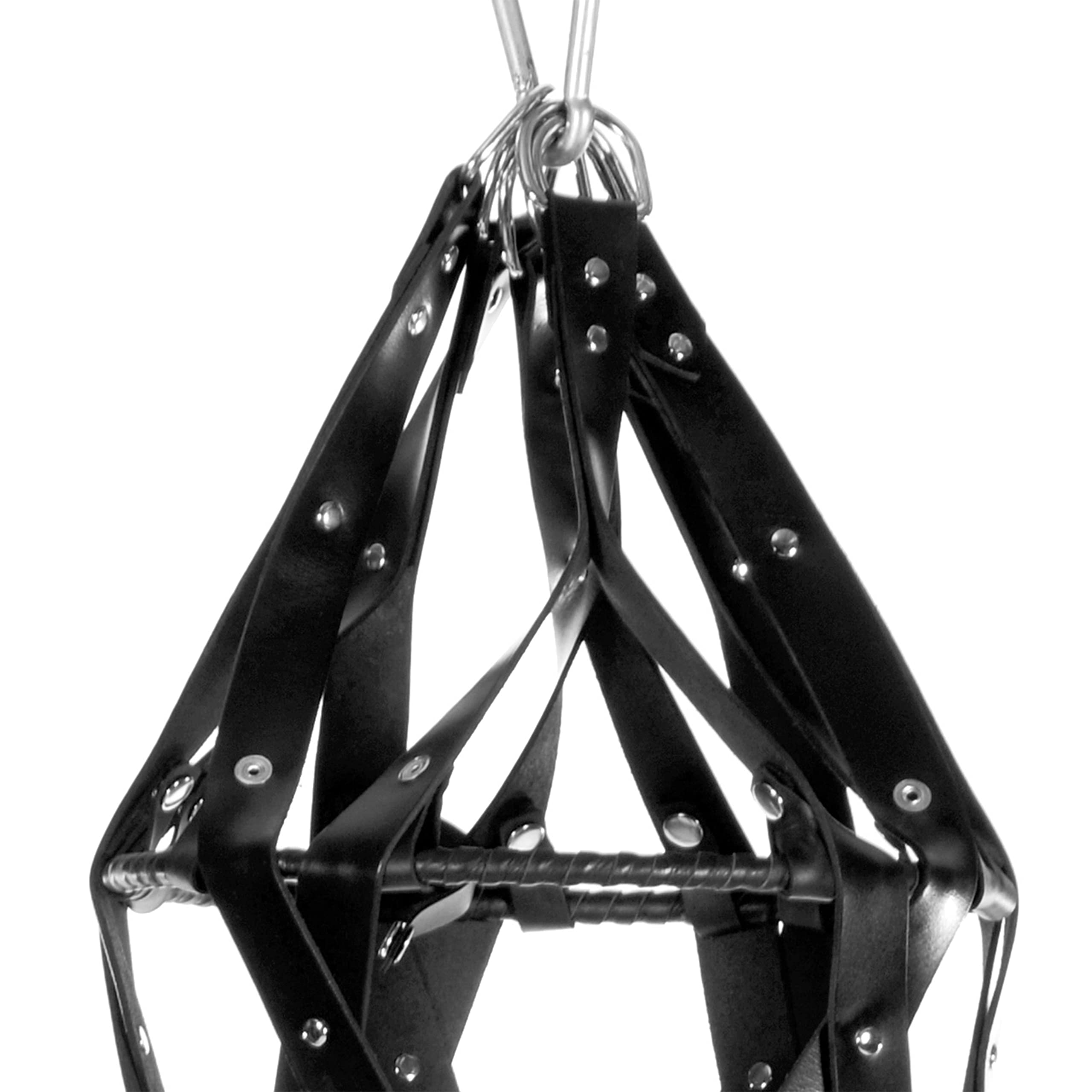 Strict Leather Hanging Leather Bondage Strap Cage