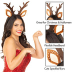 Fawn ear antler headband