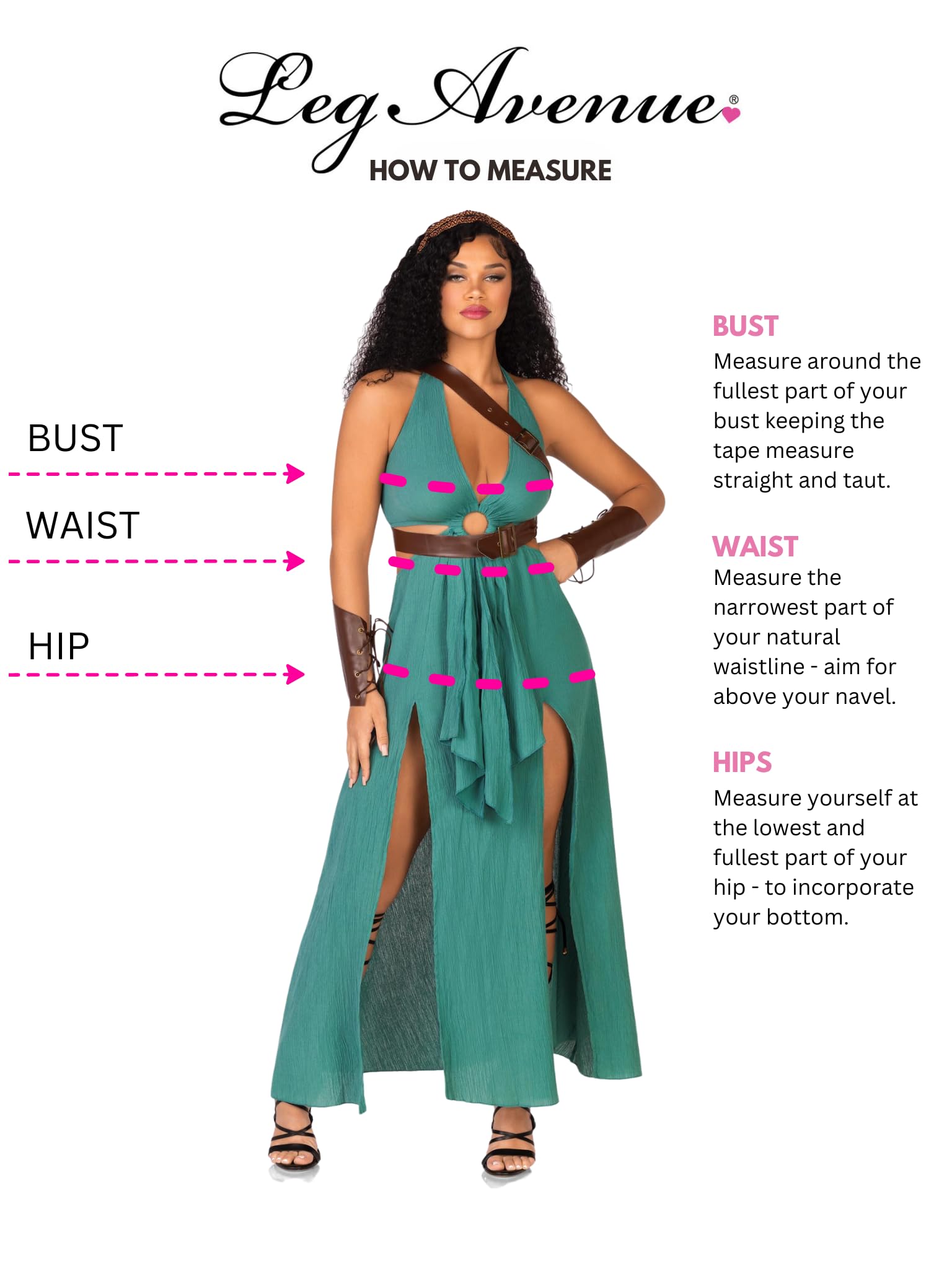 4Pc.Warrior Maiden,Dress,Arm C