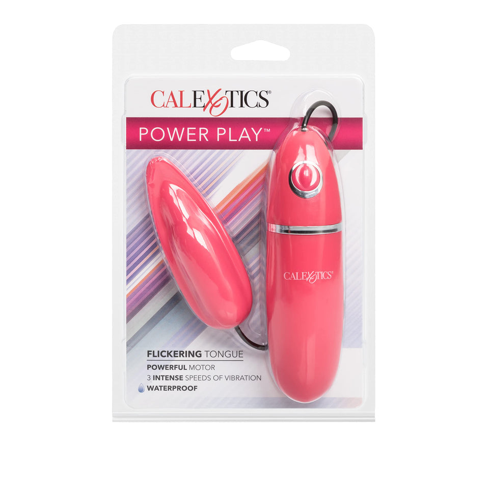 California Exotic Novelties Power Play Flickering Tongue, Pink