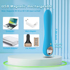 G Spot Vibrator Dildo, Tuitionua Realistic Silicone Dildos with 10 Vibration Modes, Soft Bendable Clitoral Vibrators, Vibrating