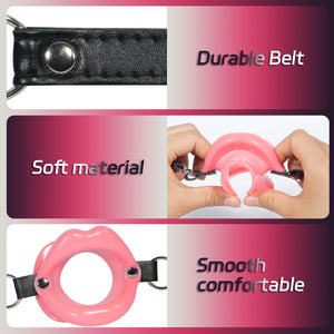 Open Mouth Gag Silicone O-Ring Gags Ball BDSM Bondage Sex Toys Adjustable Head Harness Ballgag Muzzles Restraints Adult Slave Fe