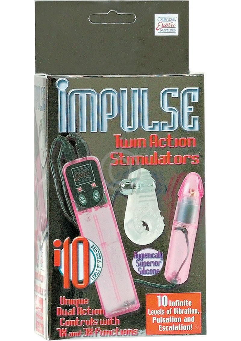 California Exotics Impulse Twin Action Multi-Function Stimulators