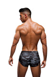 Envy Camo Trunks W/ Dog Tag Black L/Xl