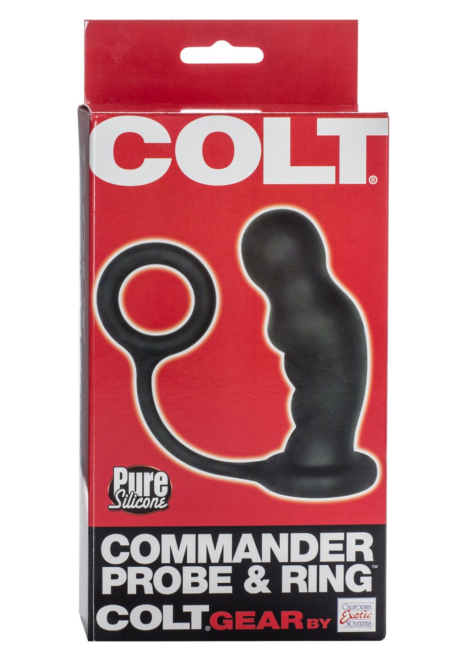 California Exotics Colt Commander Probe And Ring, Black