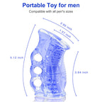 Male Masturbator Sex Adult Toys Pocket Pussy Stroker, Anal Doll Ass for Men Masturbation Oral Handjob Glans Training Tool Penis