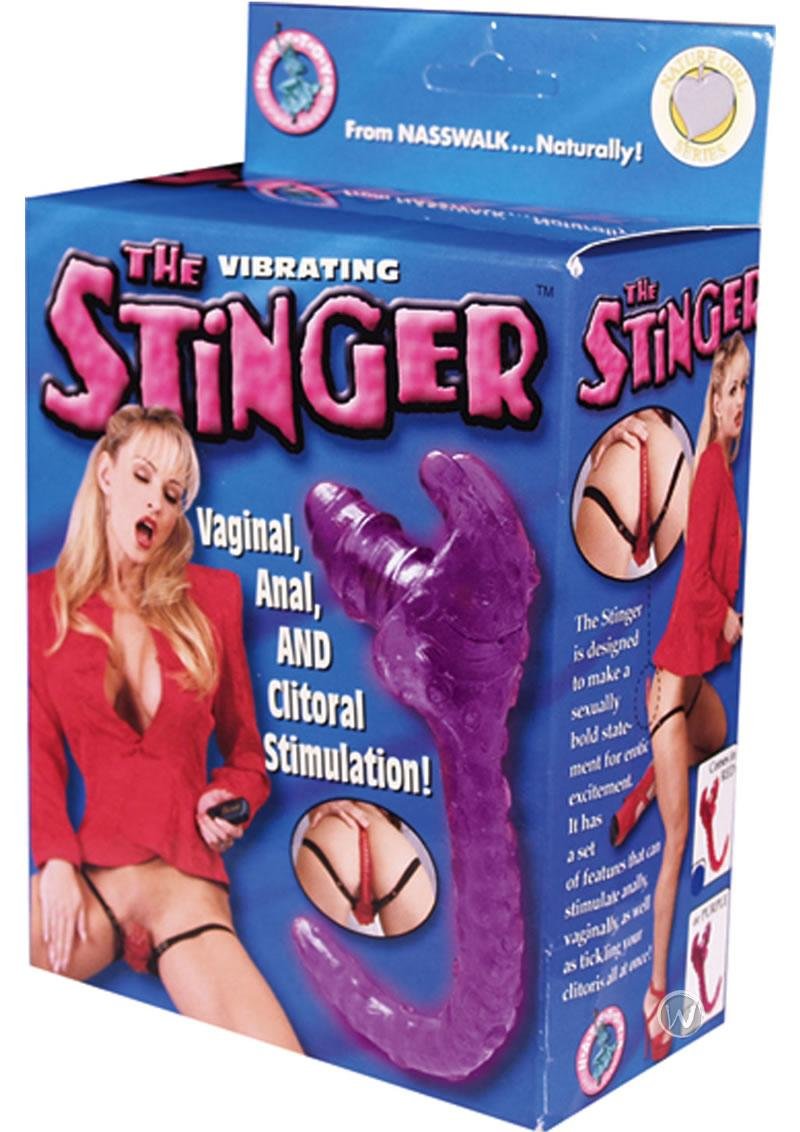 The Stinger Vibrating Vaginal Anal And Clitoral Stimulation, Purple