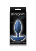 Renegade Heavy Weight Anal Butt Plug Medium - Blue