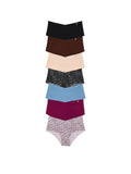 Victorias Secret Womens No Show Cheeky Underwear, Minimal Coverage Panties for Women, Multi Pack, Cheetah & Solids Mix (XS)