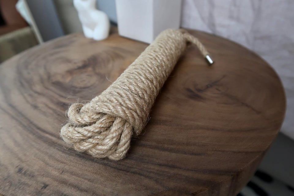 Shibari BDSM Bondage Rope, Roleplaying Sex Restraints, Great for Beginners in Fetish, Kink, Roleplay, Made of 100% Natural Hemp