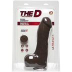 Doc Johnson The D - Master D - 12 Inch With Balls - Ultraskyn - 12" Long And 3.5" Wide - Strong Suction Cup Base - O-Ring Harness Compatible Dildo, Chocolate (1700-66-Am)
