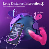 Wearable Vibrator for Women Sex Toys - 3IN1 App Remote Control Vibrator Wearable, Adult Toys with 9 Bunny Vibrators & 9 Thrustin