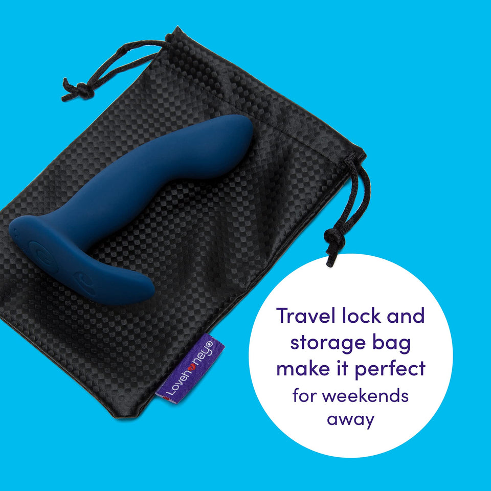 Lovehoney Ignite Vibrating Prostate Massager | 20 Function Silicone Anal Vibrator Adult Sex Toy for Men | Waterproof Butt Plug S