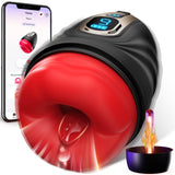 Male Masturbator Sex Toys for Men - SYDOWARDAL Penis Trainer Male Vibrator 2IN1 APP Control, Mouth-Wrapped Penis Vibrator Adult