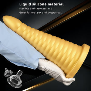 Huge Thick Anal Plug, Liquid Silicone Large Butt Plug, Ultra Soft Anal Dildo for Deep Stimulation, Vaginal Massage Prostate Anal