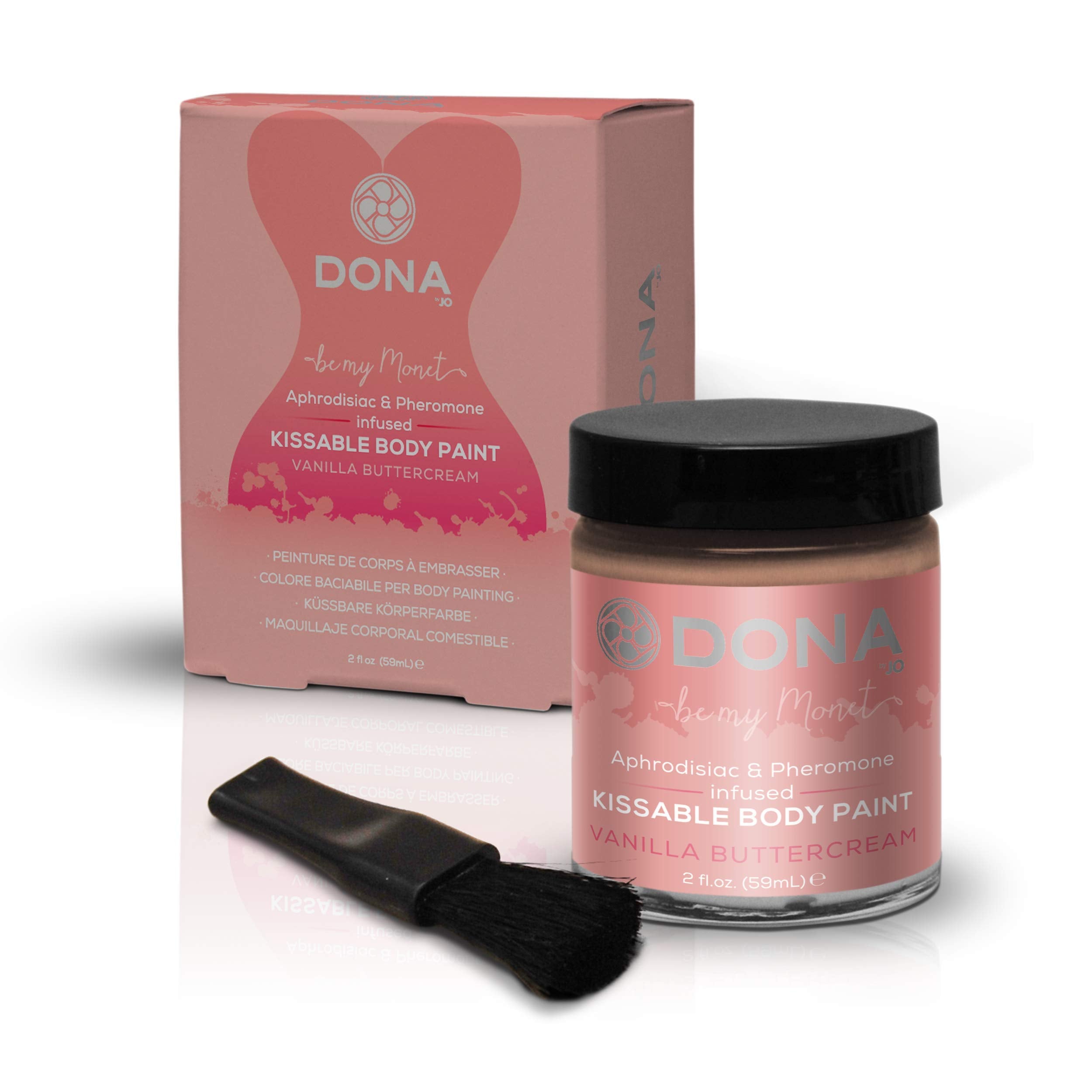 System Jo Dona Body Paint, Vanilla Buttercream, 2 Fl.Oz