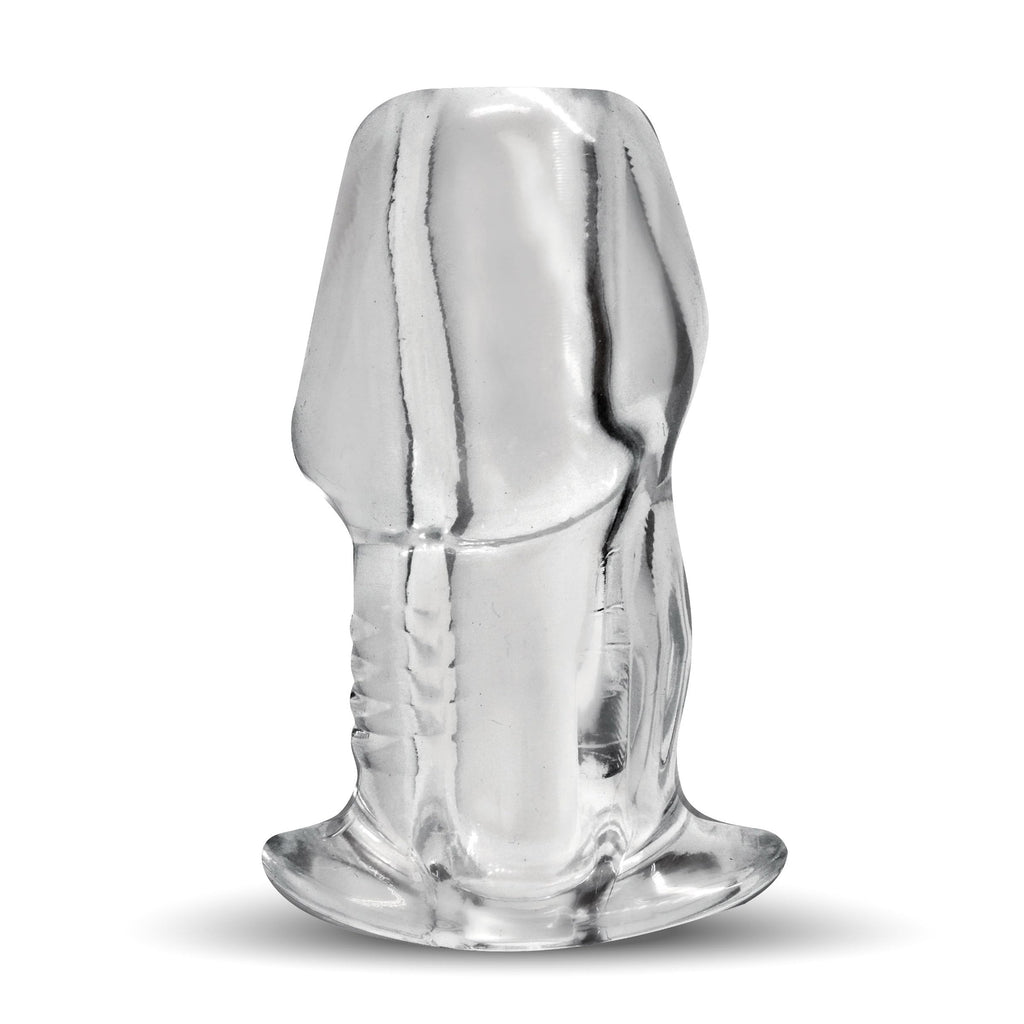 Master Series Dicked Clear Hollow Plug S
