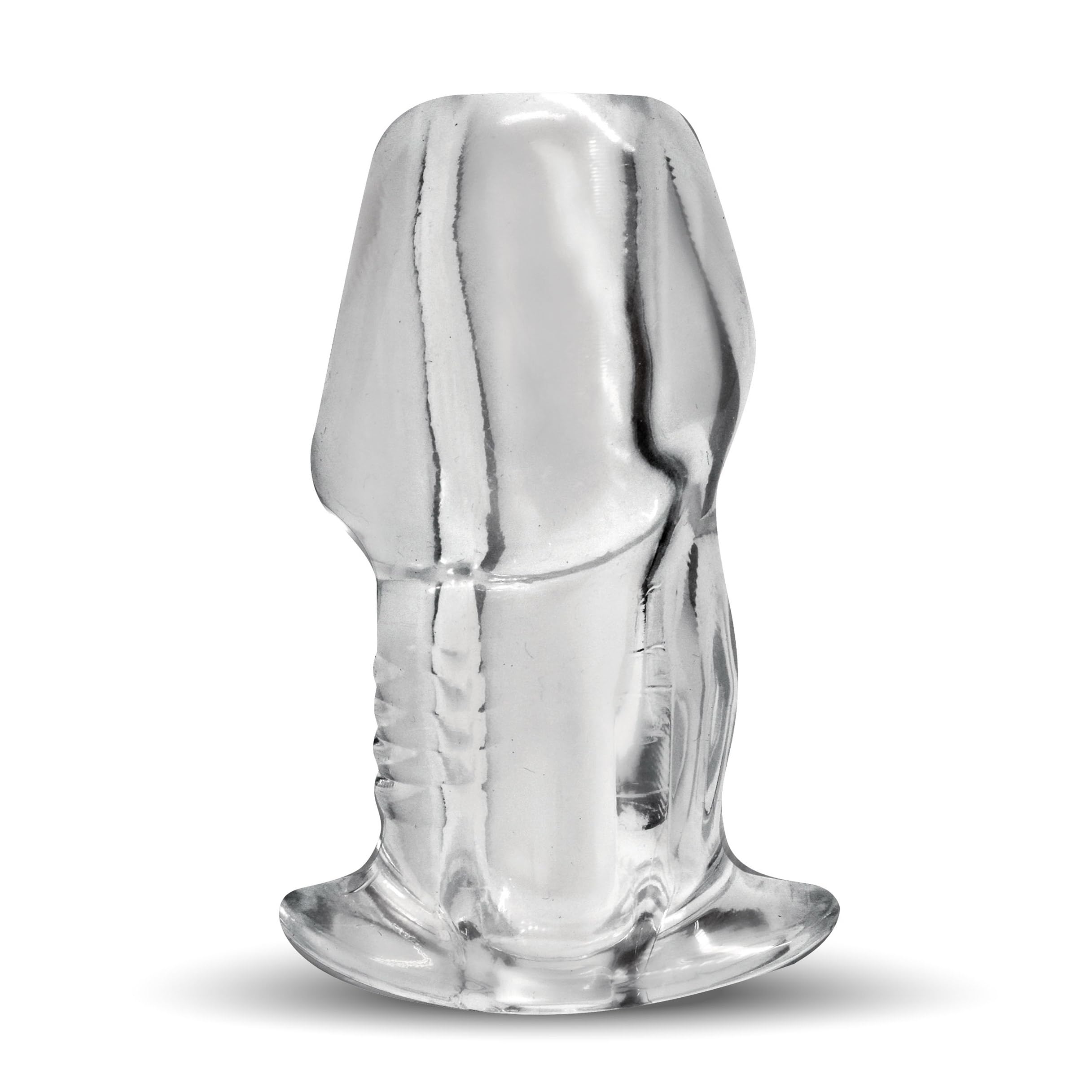 Master Series Dicked Clear Hollow Plug S