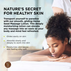 Earthly Body Hemp Seed Massage Lotion, 2.0 oz - Skinny Dip, Clear